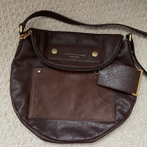 Marc By Marc Jacobs crossbody leather bag in Chocolate brown colour - Picture 4 of 8